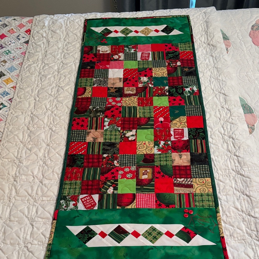 Festive Patchwork Table Runner